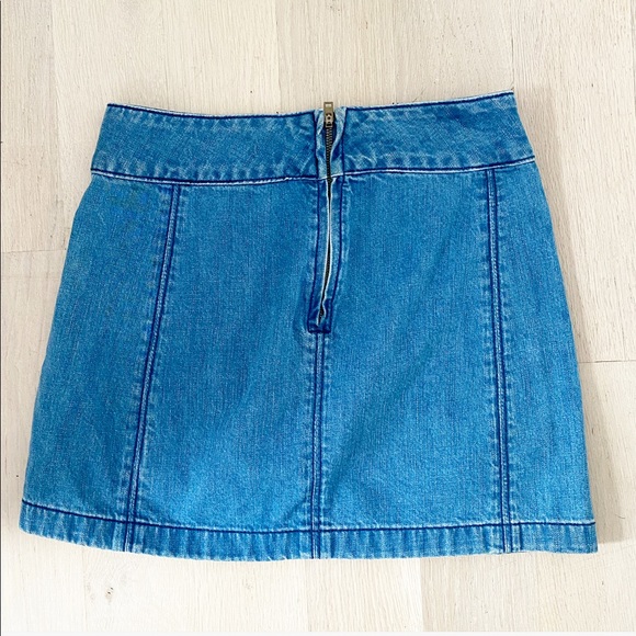 FREE PEOPLE Zip to it Skirt - Picture 6 of 7